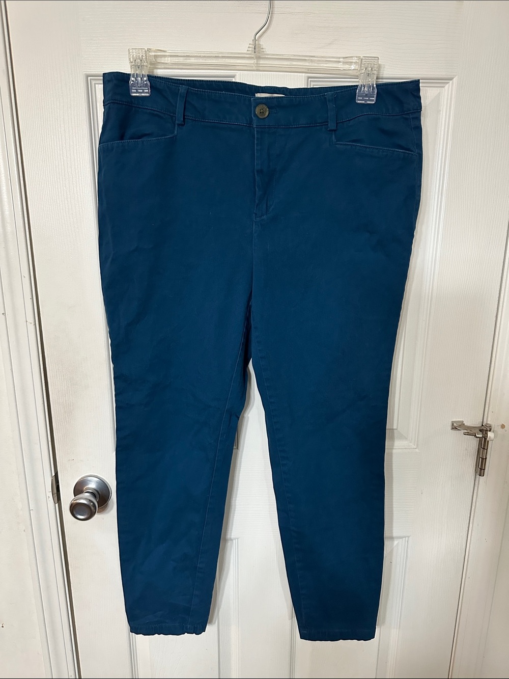 LOFT Classic Women's Teal Blue Stretch Jeans